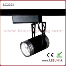 3*1W Black LED Track Light for Commercial Lighting (LC2203)